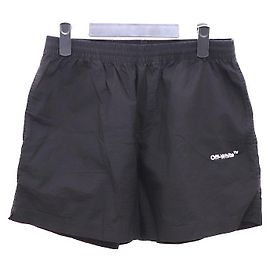 Off White Short de algodón Black Arrow Negro