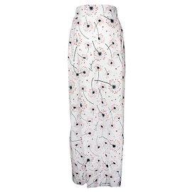 Moschino Falda Love de algodón blanco estampado Blanco