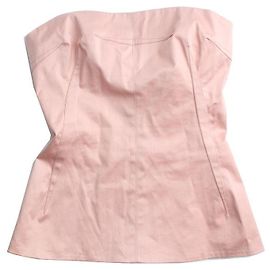 Dolce & Gabbana Dolce Gabbana Bustier Tube Top Hellrosa Rot