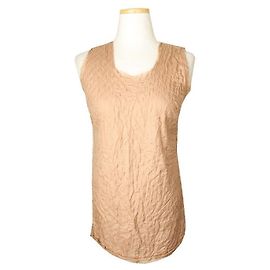 Lanvin Stepploses ärmelloses Oberteil beige Orange