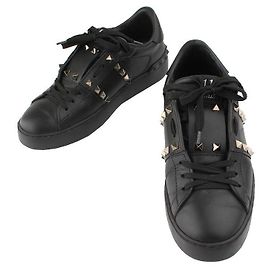 Valentino Rockstud Untitled Hidden Open Sneaker Schwarz