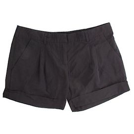 Balenciaga Shorts de mistura de algodão Preto