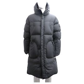 Moncler FUSSA Men's Long Down Jacket Black