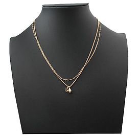 Collier multicouche avec pendentif logo Tory Burch Noir