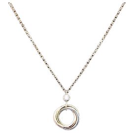 Cartier Trinity Diamond Necklace Black