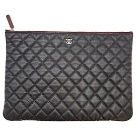 Chanel Clutch Classic Large Caviar Multicor