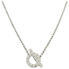 Hermès Colar Diamond Finesse Branco
