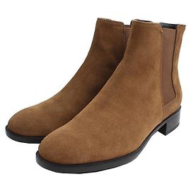 Bottines Chelsea Tod's en daim camel Marron