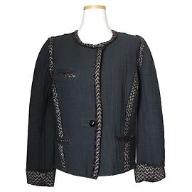 Isabel Marant Metallic Reversible Jacket Black
