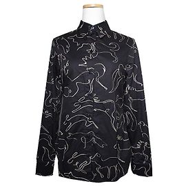 Stella Mc Cartney Camicia stampata blu notte Stella McCartney Blu