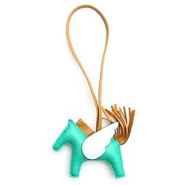 Hermès Charm per borsa Pegasus Rodeo Verde Small Verde