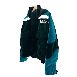Louis Vuitton Technical Tape Velvet Windbreaker Jacket Blue