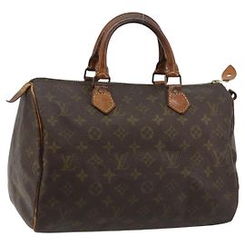 LOUIS VUITTON Bolsa Monogram Speedy 30 M41526 LV Auth BA12907 Monograma