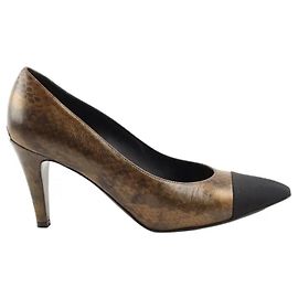 Chanel Golden heels Golden