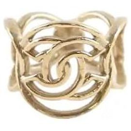Chanel Bague dorée Doré