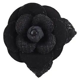 Chanel Broche preto Preto
