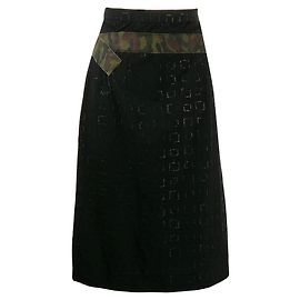 Comme Des Garcons Comme des Garçons Schwarzer Wollrock - 2000s Schwarz