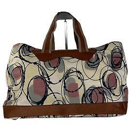 Sac cabas en toile vintage Marni Crème Beige
