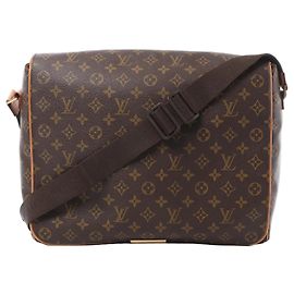 Louis Vuitton Abbesses Monogram Canvas Messenger Crossbody Bag in Brown M45257 Brown