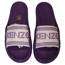 Kenzo Logo Pool-Slides Violett Lila