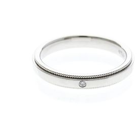 Tiffany & Co Tiffany Milgrain Ring in Platin Silber