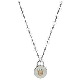 Pendente collana Tiffany & Co. Round Lock Key Combination Argento