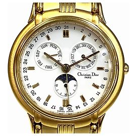 Relógio Christian Dior Moon Phase Triple Calendar Outro