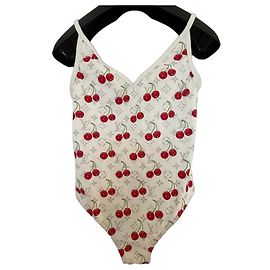 Louis Vuitton Maiô Cherry Monogram Takashi Murakami Branco Vermelho Monograma