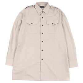 Camisa de manga larga PRADA de algodón Beige