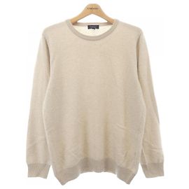 Autre Marque Barneys New York Cashmere Blend Knit White Beige