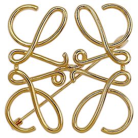 Spilla Anagram Loewe Oro D'oro