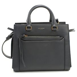 Saint Laurent Gray Handbag Brown