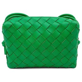 Mini bolsa de ombro Loop da Bottega Veneta Verde