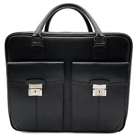 Bulgari Bvlgari Millerighe 2-Way Boston Bag Black