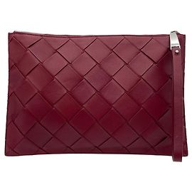 Bolso de mano Maxi Intrecciato rojo Bottega Veneta Roja