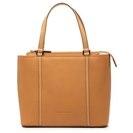 Tote de couro marrom Burberry Marrom Caramelo