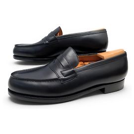 SCARPE NUOVE JM WESTON MOCASSINI 180 7.5D 41.5 PELLE FORME Nero