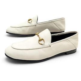 GUCCI BIT LOAFER 414998 CREME LEDER 39.5 IT 40 FR Roh