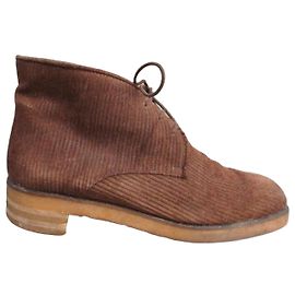 Autre Marque Bottines Nuxart Barcelona en Nubuck Marron Taille 38 Marron