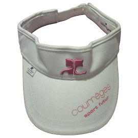 Courreges Courrèges Visiera Bianca Sport Futur Bianco