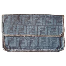 Fendi Zucca FF Monogram Wallet Black