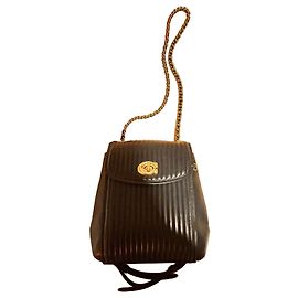 Bolsa Coach Parker em couro acolchoado Preto