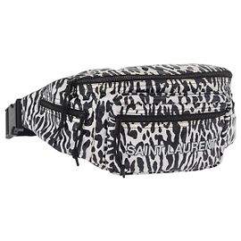 Gürteltasche SAINT LAURENT Nylon Weiß Auth 180871A Weiß