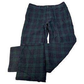 Comme Des Garcons Vintage Comme des Garçons Wollhose Schwarz Dunkelgrün Schwarz