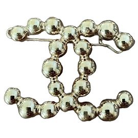 Horquilla Chanel Logo CC Dorada Dorado