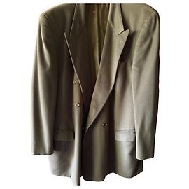 Loro Piana Double-Breasted Cashmere Jacket Taupe Light brown