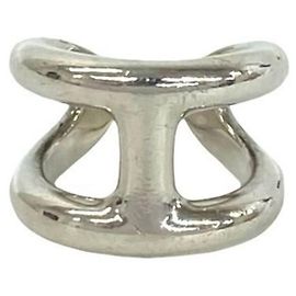 Hermès Hermes Osmo's GM Ring Silvery