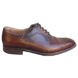 Autre Marque Marvin & Co Robert Oxford em couro castanho Marrom