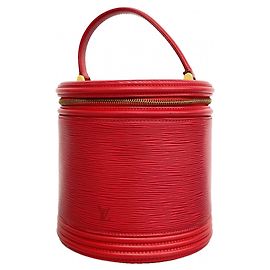 Borsa Louis Vuitton Epi Cannes M48037 Rosso