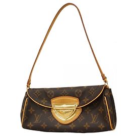 Borsa a tracolla Louis Vuitton Monogram Pochette Beverly Marrone